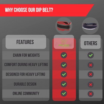 Weight Lifting Dip Belt