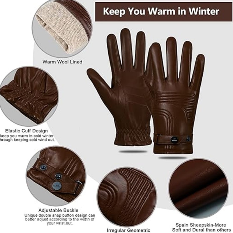Warm Lining Dress Gloves