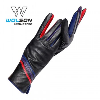 Women Leather Driving Gloves