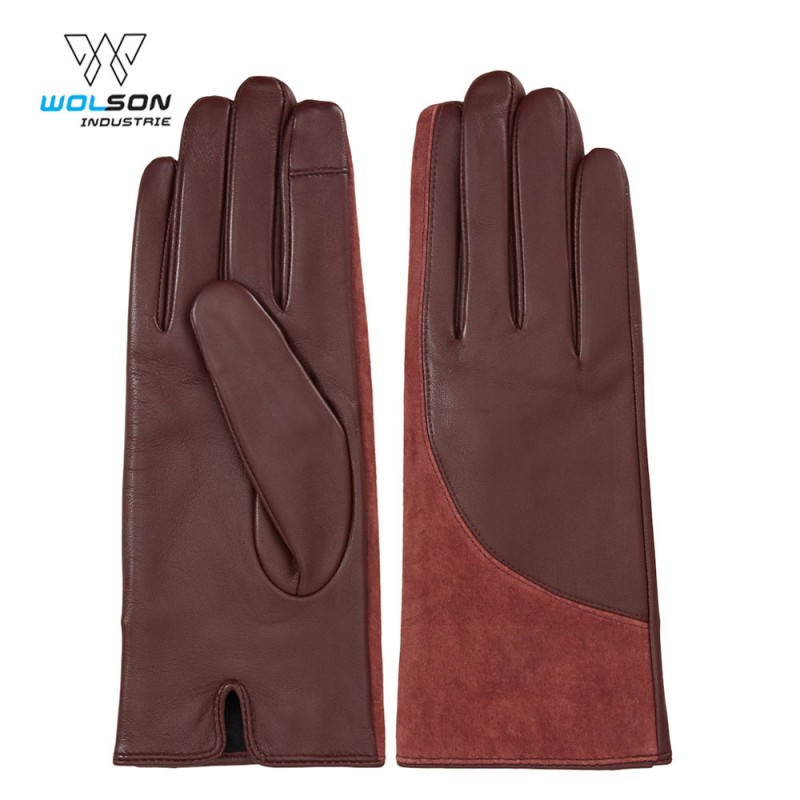 Women Leather Driving Gloves